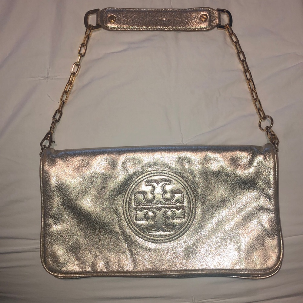 Gold Tory Burch Handbag